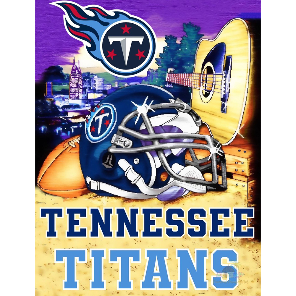 

NFL Football Tennessee Titans - Round Drill Diamond Painting - 30*40CM, 501 Original