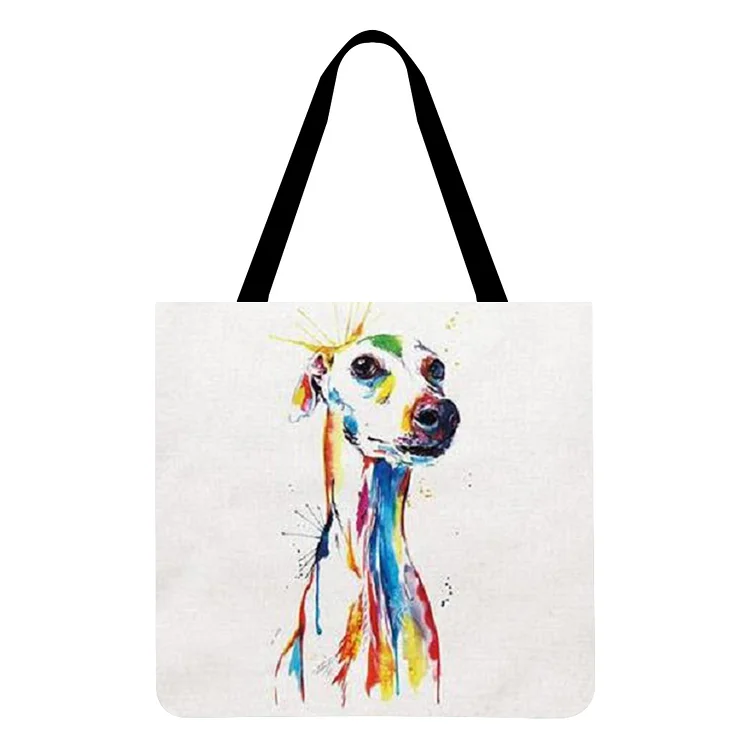 Pet Dogs - Linen Tote Bag