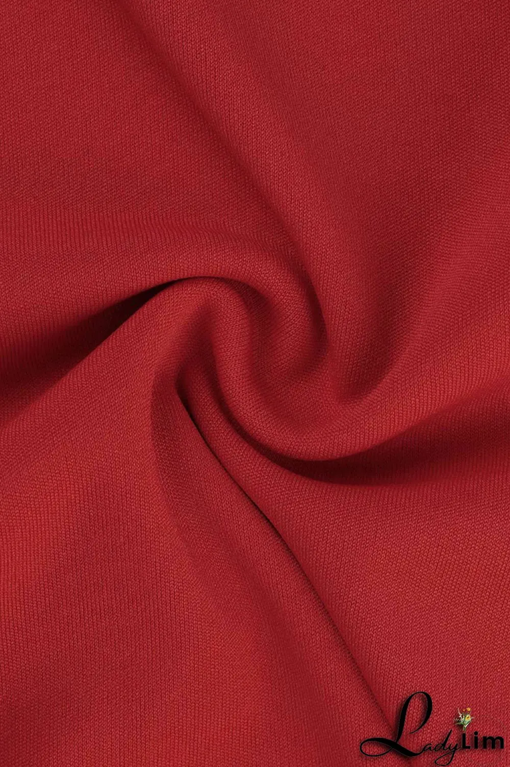 Red Fashion Casual Solid Bandage Slit Half A Turtleneck Sleeveless Two Pieces