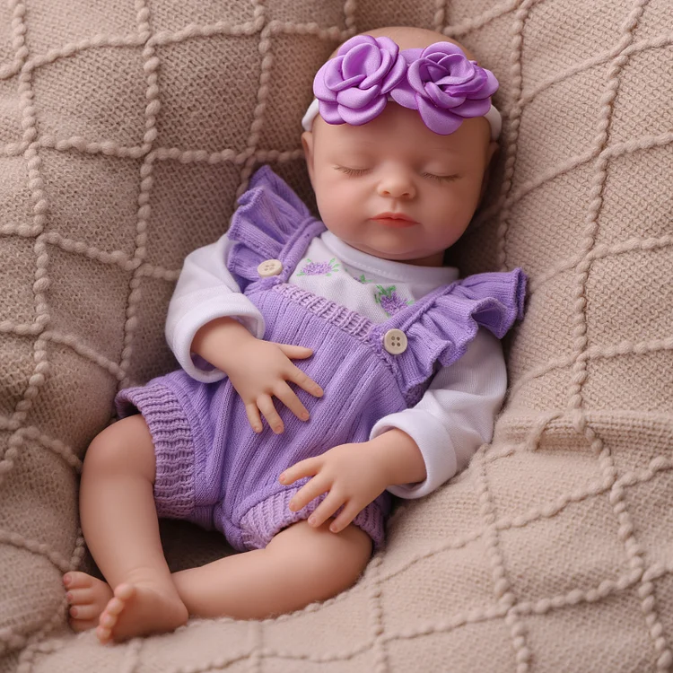 Babeside Larry 12"/16" Realistic Silicone Sleeping Baby Little Infant Girl Healing of the Heart