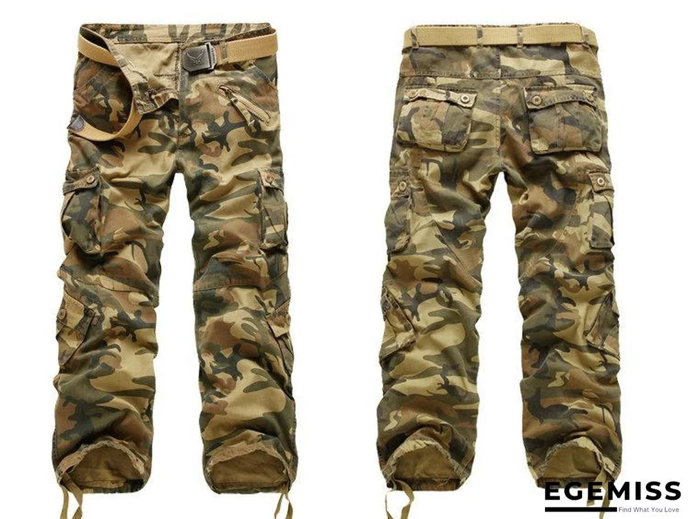 Men Cotton Cargo Pants Men Military Style Tactical Workout Straight Men Trousers Casual Camouflage Man Pants | EGEMISS