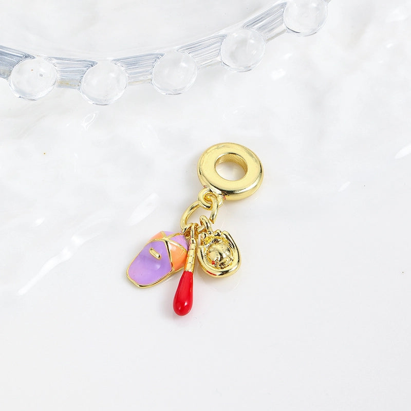 1 Piece 30mm Copper Ball Pendant Jewelry Accessories