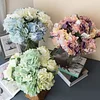 Korean Style Floral Gradient Color Artificial Stem Hydrangea Flower