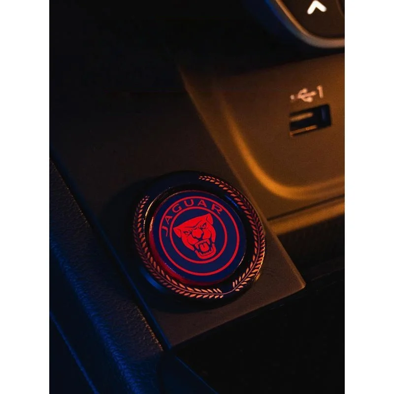 Car keyless start button ignition switch protective cover decorative sticker