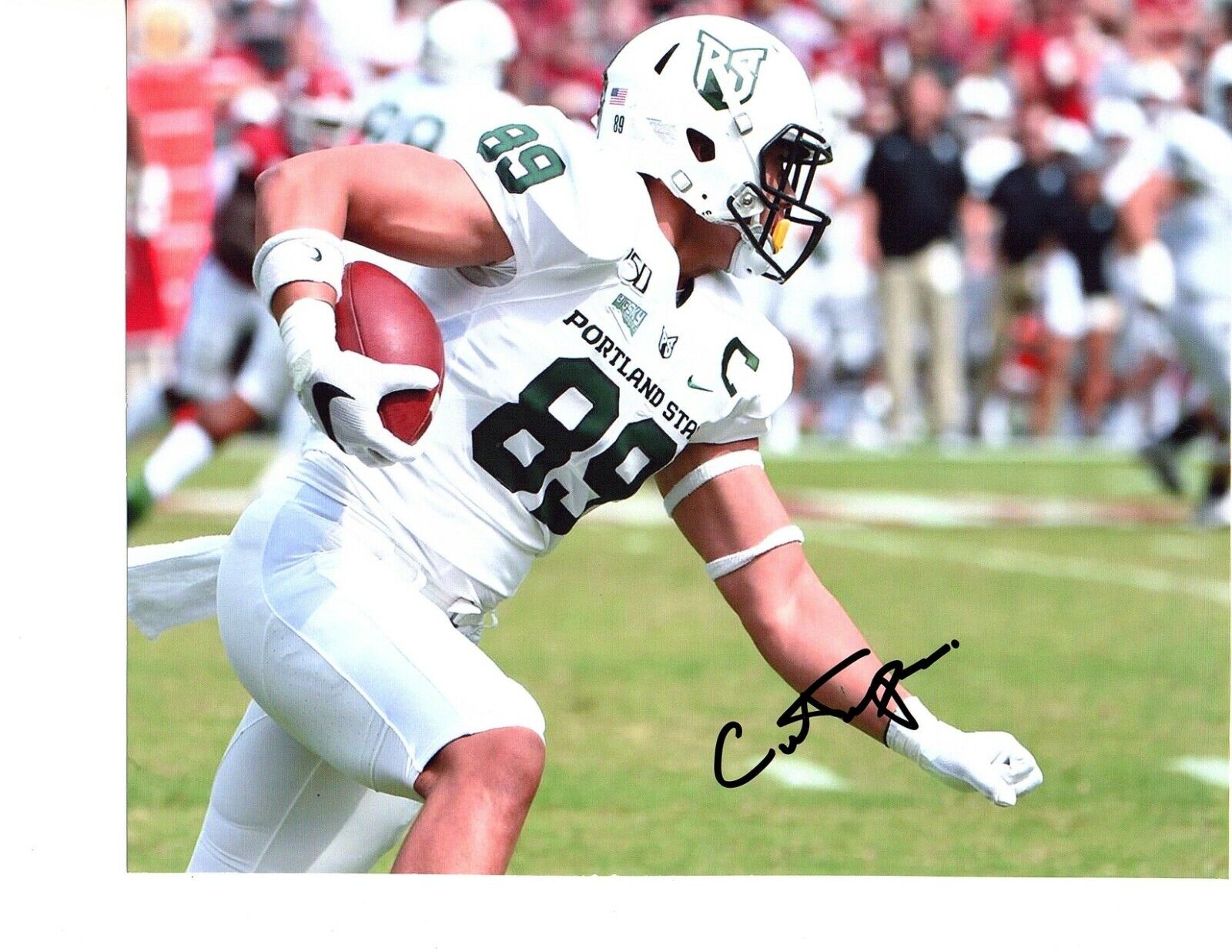 Charlie Taumoepeau Portland State signed autographed 8x10 football Photo Poster painting d NFL