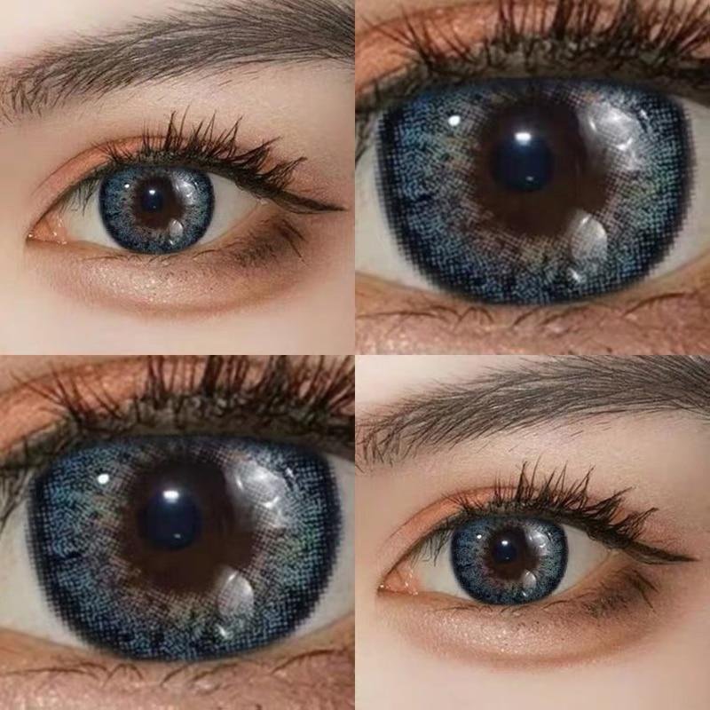 Star blue (12 months) cosmetic contact lenses