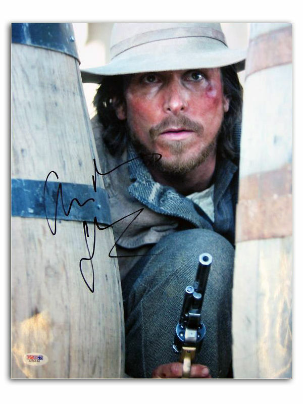 Christian Bale Signed Yuma Autographed Authentic 11x14 Photo Poster painting (PSA/DNA) #L74690