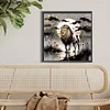 Diamond Painting-DIY Full Round Drill Lion(40*40 CM)