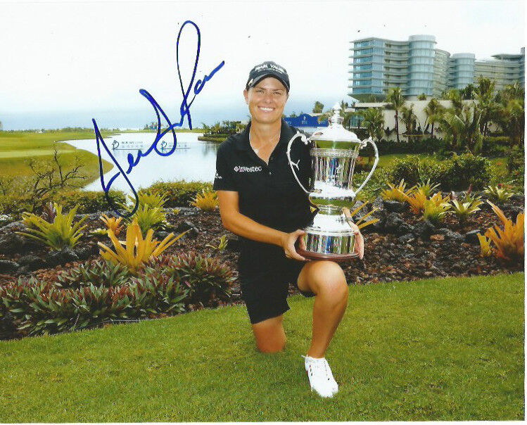 LPGA Lee Ann Pace Autographed Signed 8x10 Photo Poster painting COA A