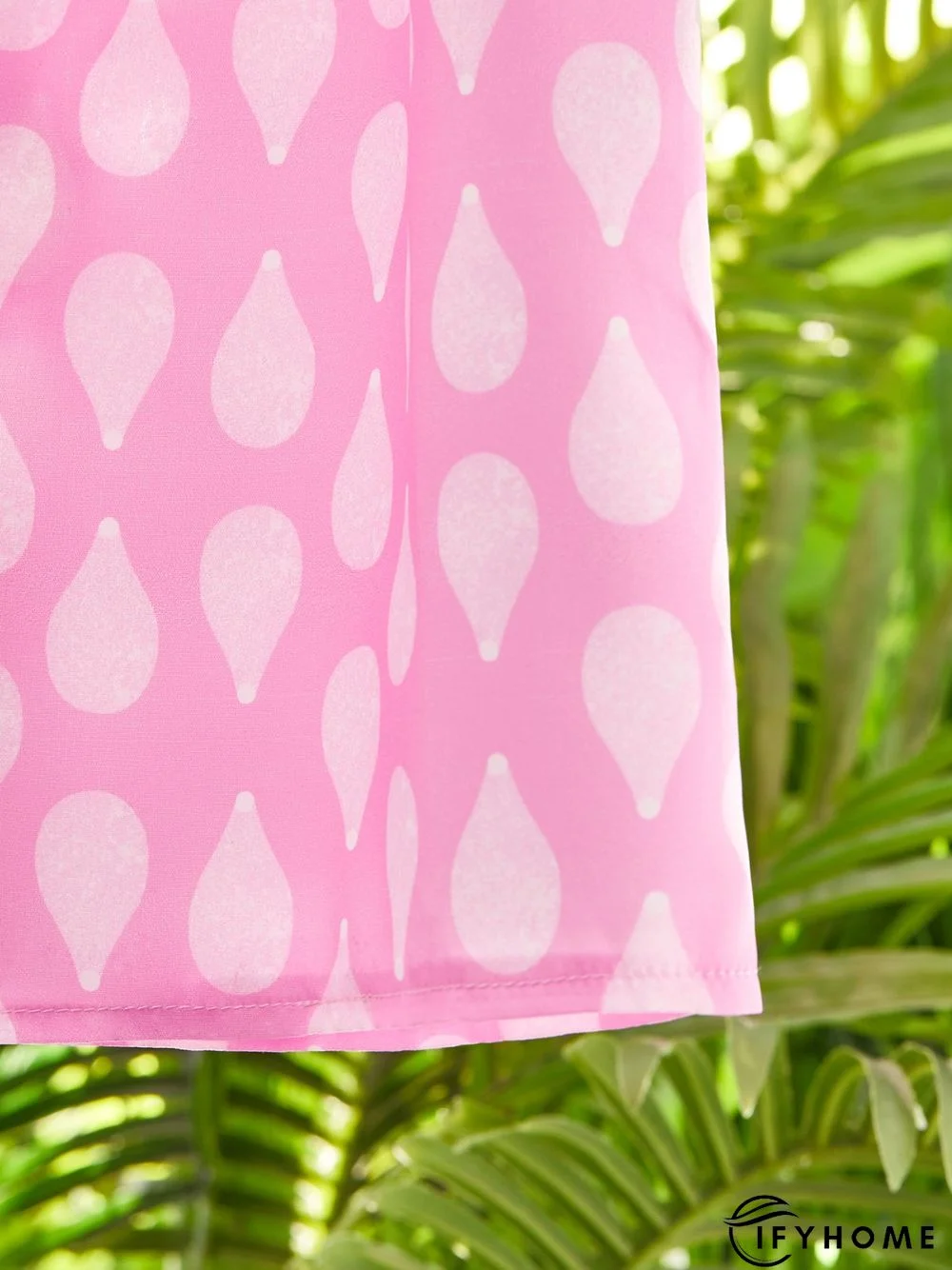 Women Plus Size Casual V Neck Short Sleeve Printed Floral Weaving Dress | IFYHOME