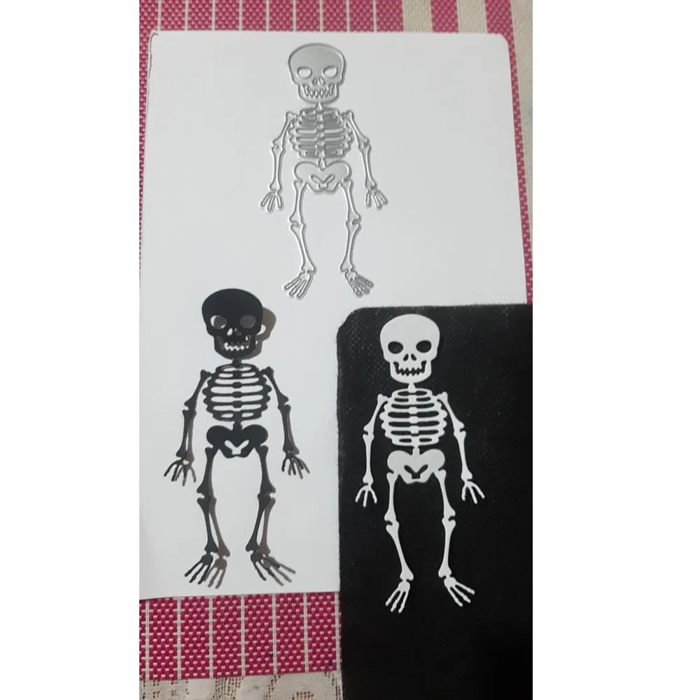 Halloween Skull Metal Cutting Die Stencil Template for Scrapbooking Paper Craft Album Card Gift Decor Knife Punch Die Cut New