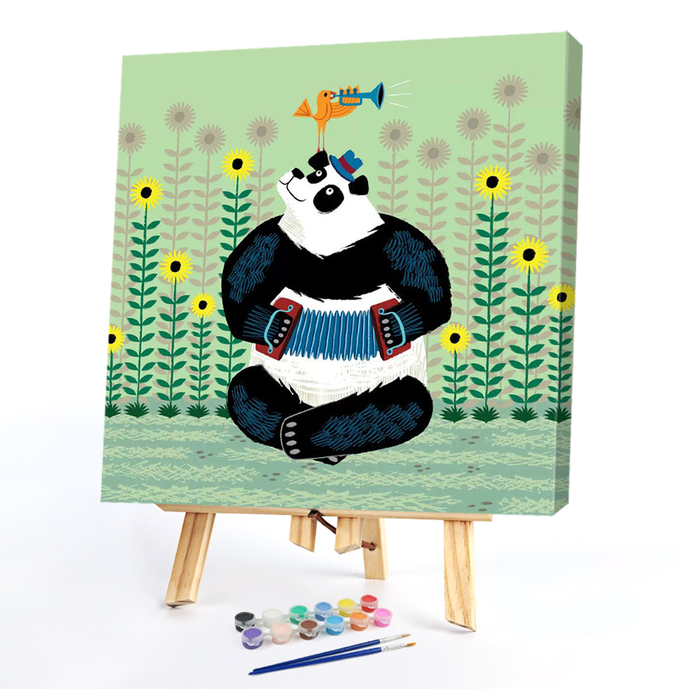 

20*20CM - Paint By Numbers - Panda, 501 Original