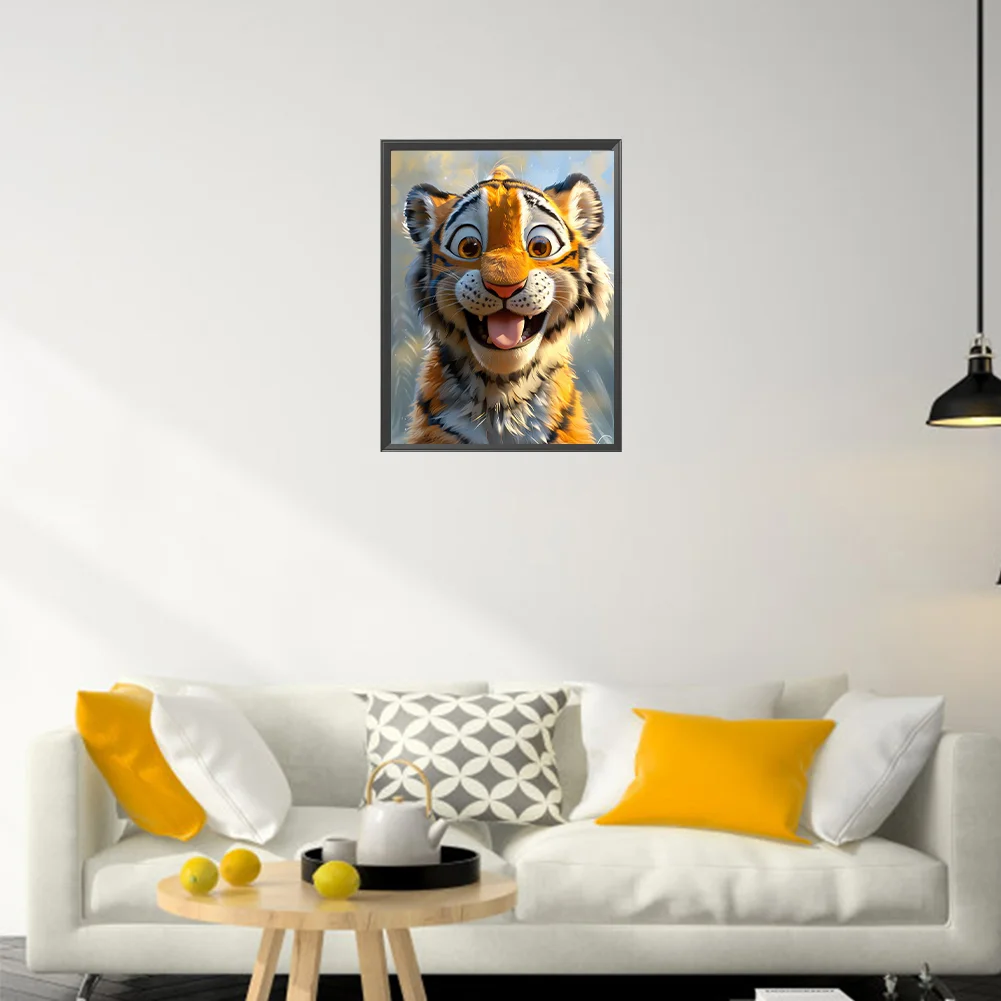 Diamond Painting - Full Square Drill - Tiger(Canvas|35*45cm)