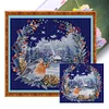 2pcs 14CT Stamped Cross Stitch - Bullfinch(35*33cm)、[Everydayedeals]