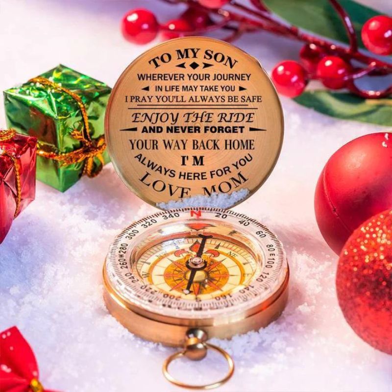 Unique Gift Mom To Son - Enjoy The Ride - Compass