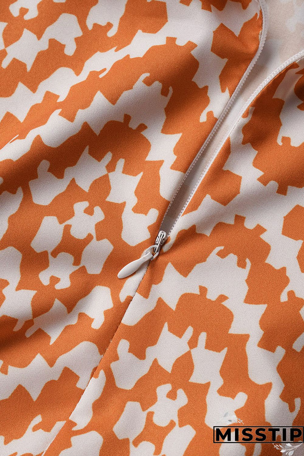 Colour Casual Print Patchwork Turndown Collar Straight Plus Size Dresses