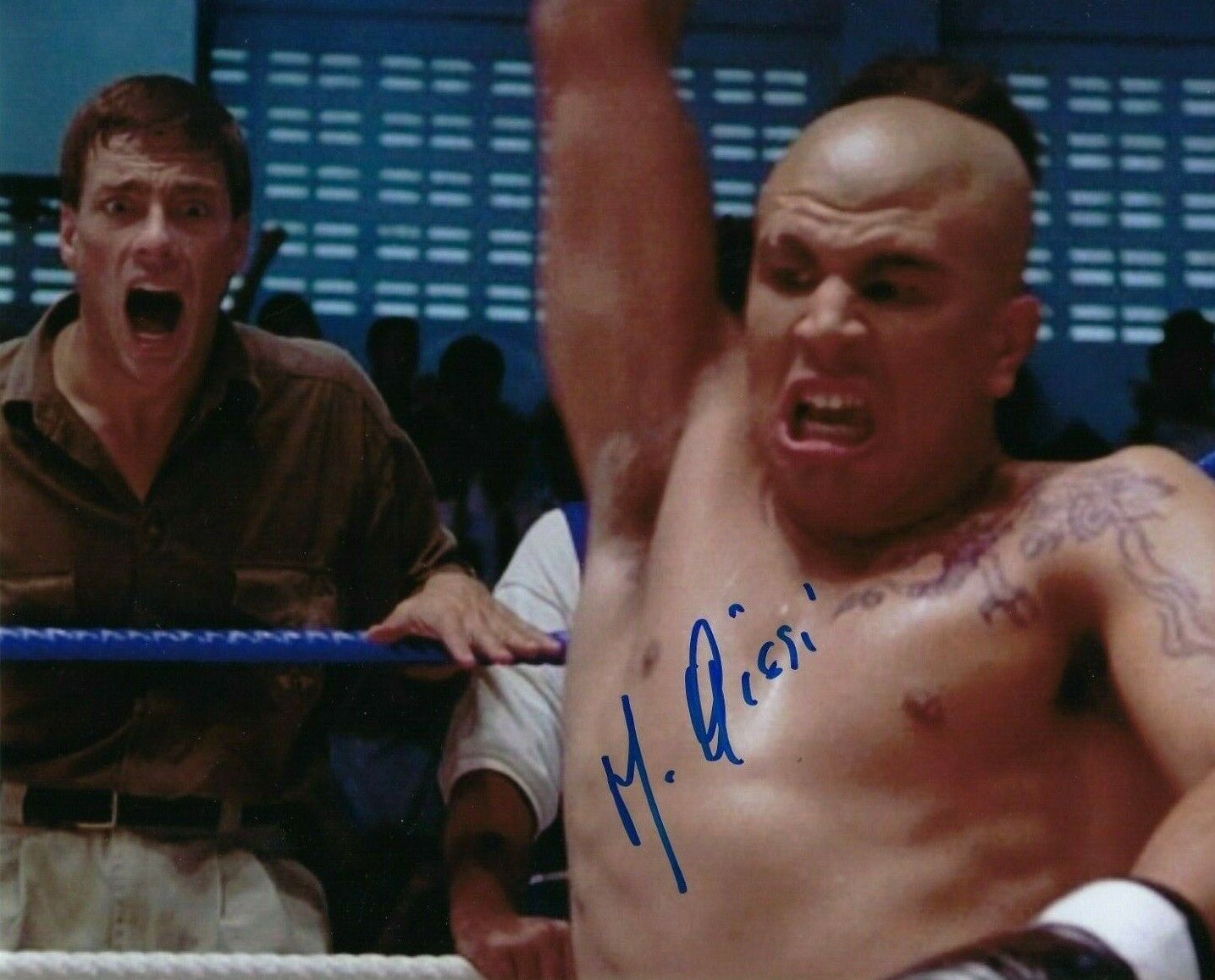 GFA Kickboxer Movie 2 Tong Po * MICHEL QISSI * Signed 8x10 Photo Poster painting PROOF MH22 COA