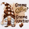Kaffee Gnome - Runder Bohrer Diamant Malerei - 30*30CM