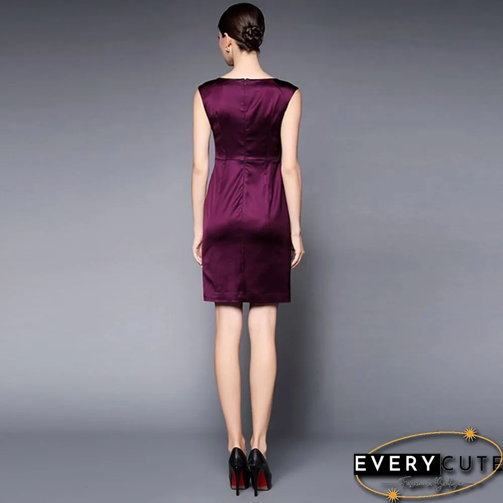 Fashion Sleeveless Office Dress Hip Vest Tight Skirt Dress New Style