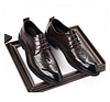 Business leather shoes Korean pointed English style men's formal wear