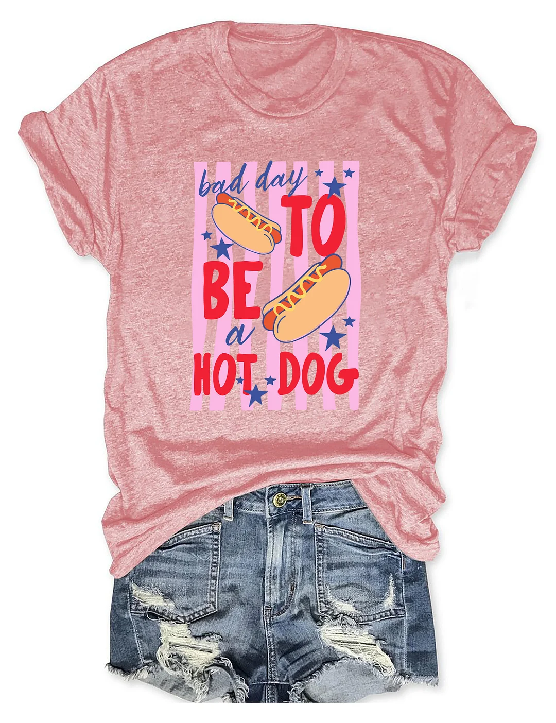 Bad Day To Be A Hot Dog T-shirt