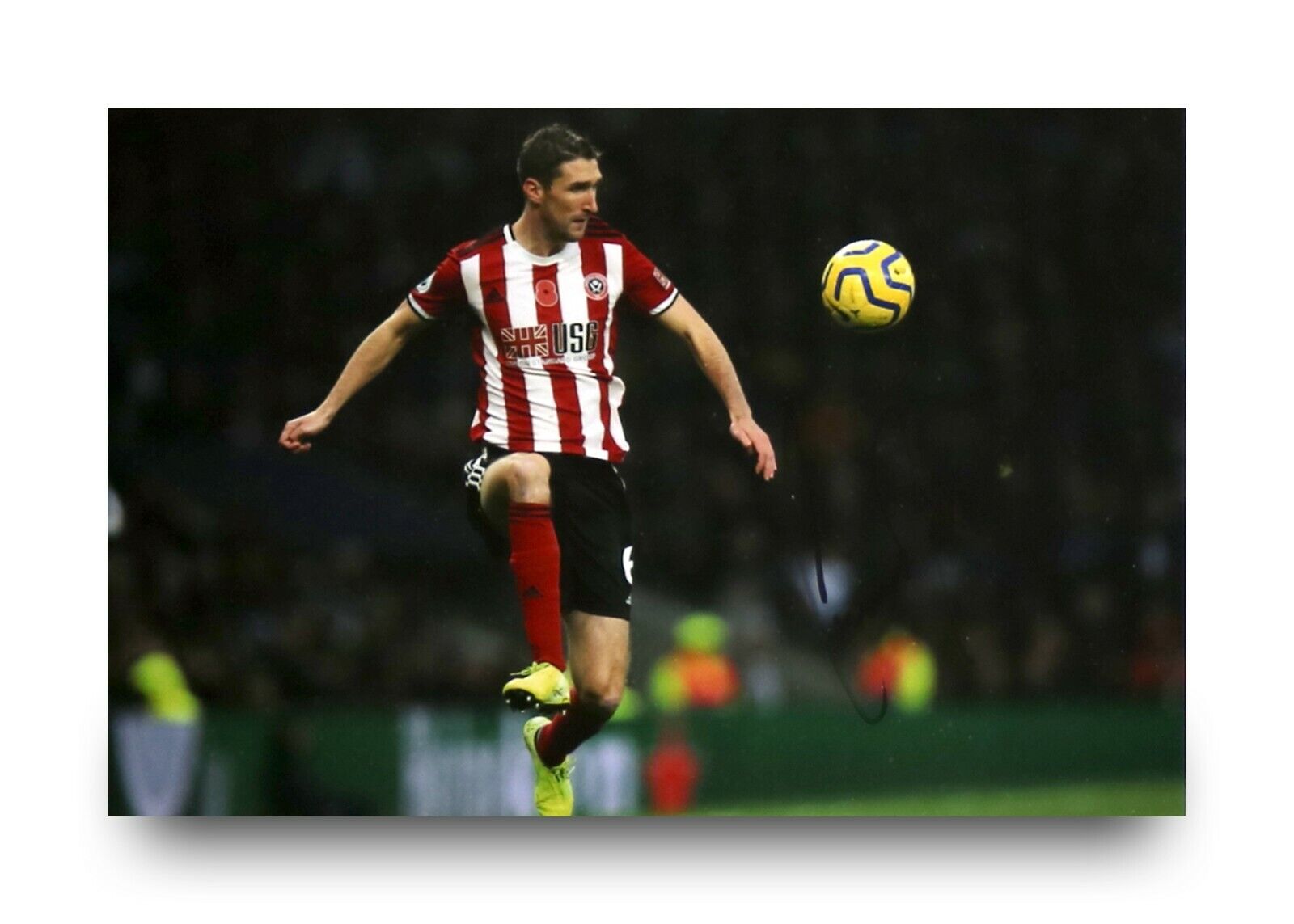 Chris Basham Signed 6x4 Photo Poster painting Sheffield United Newcastle Bolton Autograph + COA