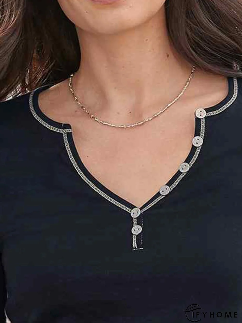 Casual Sweetheart Basic Solid Long Sleeve Shirt & Top | IFYHOME