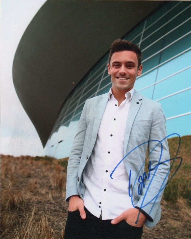 Tom Daley Diving Autographed Signed 8x10 Photo Poster painting COA #10