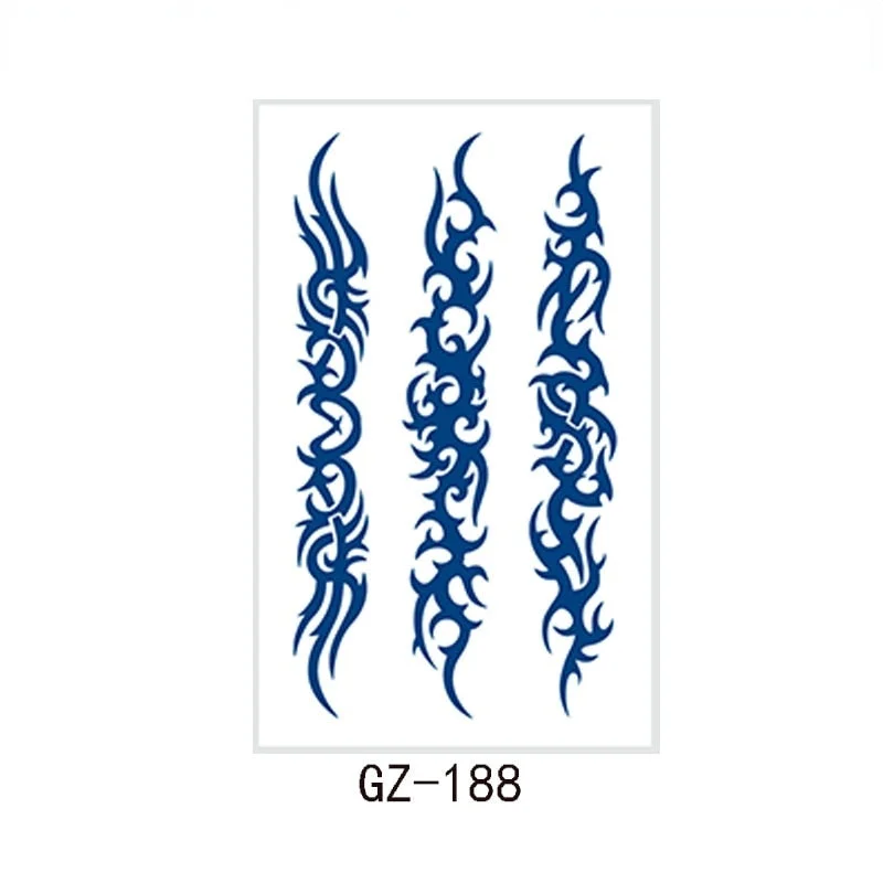 2021 new net celebrity herbal juice tattoo stickers semi-permanent waterproof sweat tattoo tattoo stickers