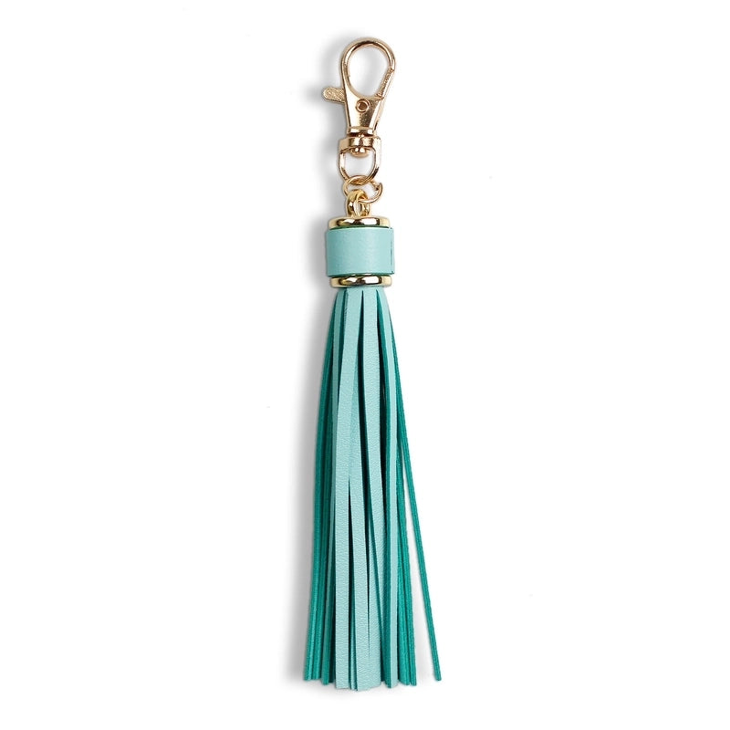Retro Tassel Pu Leather Alloy Unisex Bag Pendant Keychain