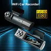 1080P WiFi Dash Cam with IR Night Vision Parking Monitoring Car Video Recorder