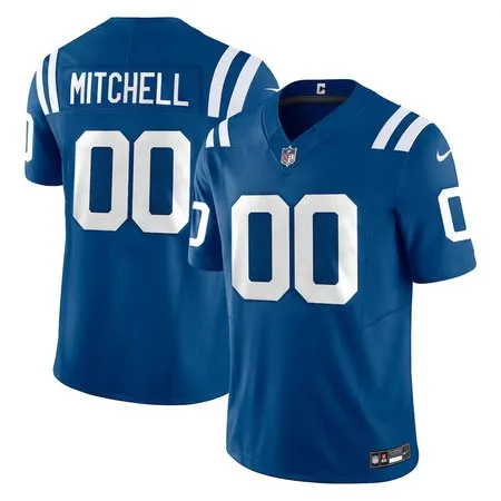 Men's Indianapolis Colts Adonai Mitchell  Royal 2024 NFL Draft Player F.U.S.E. Vapor Untouchable Limited Stitched Football Jersey