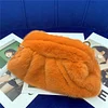 Fashion Elegant Clutch Bag Real Mink Fur Bags New 2024 Hot Selling Chain Dinner Bag Lady Handbag Designer Luxury Clutch Bag