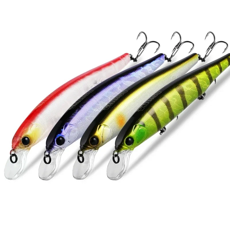 ASINIA Best price 4pcs each set 112mm 15g dive 1.5m fixed weight system fishing lures hard bait quality wobblers minnow