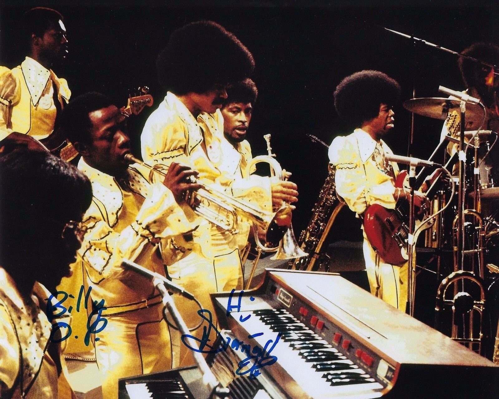 GFA Diamond and Billy Beck * OHIO PLAYERS * Signed Autograph 8x10 Photo Poster painting AD7 COA