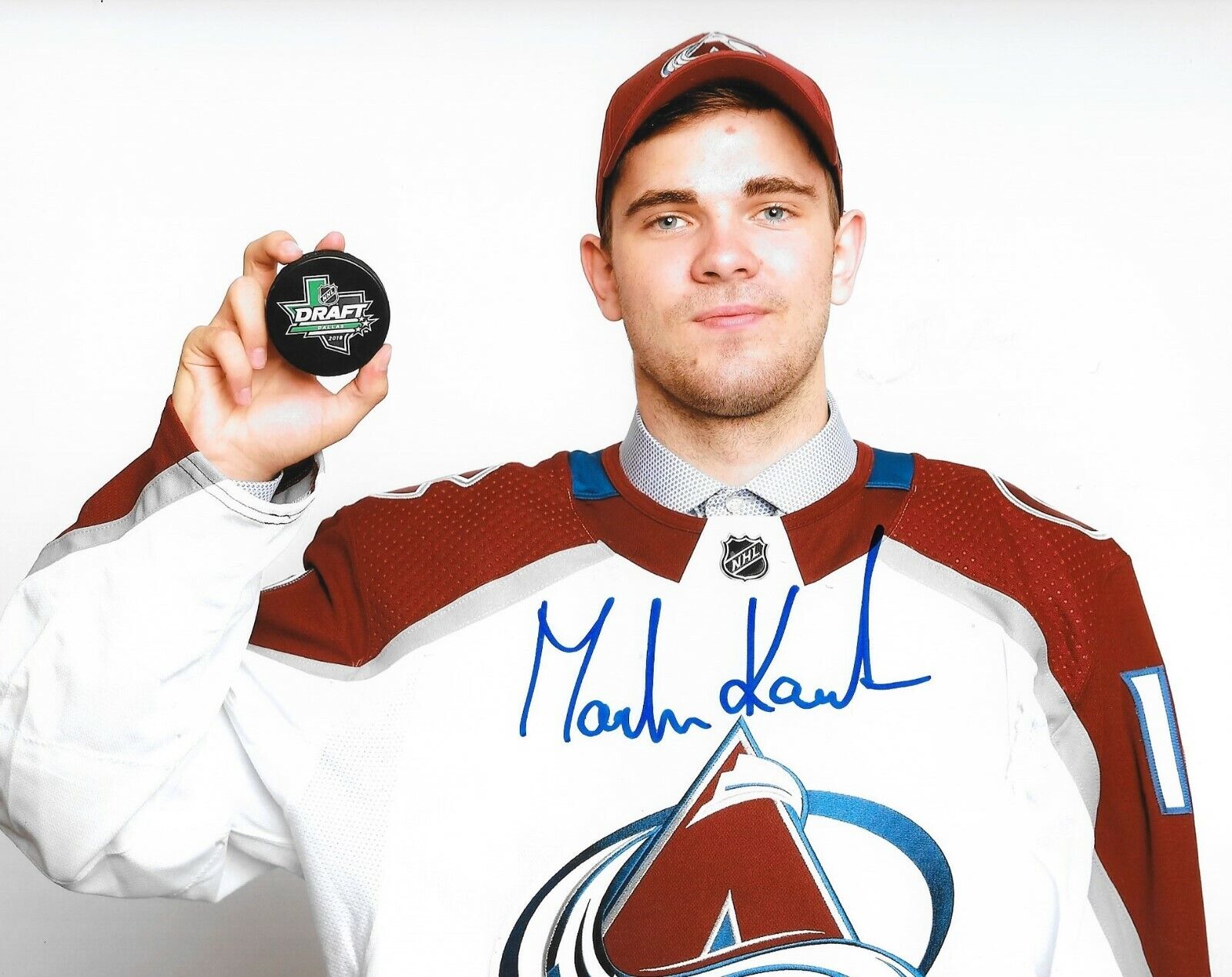 Martin Kaut signed Colorado Avalanche 8x10 Photo Poster painting autographed Avs Proof