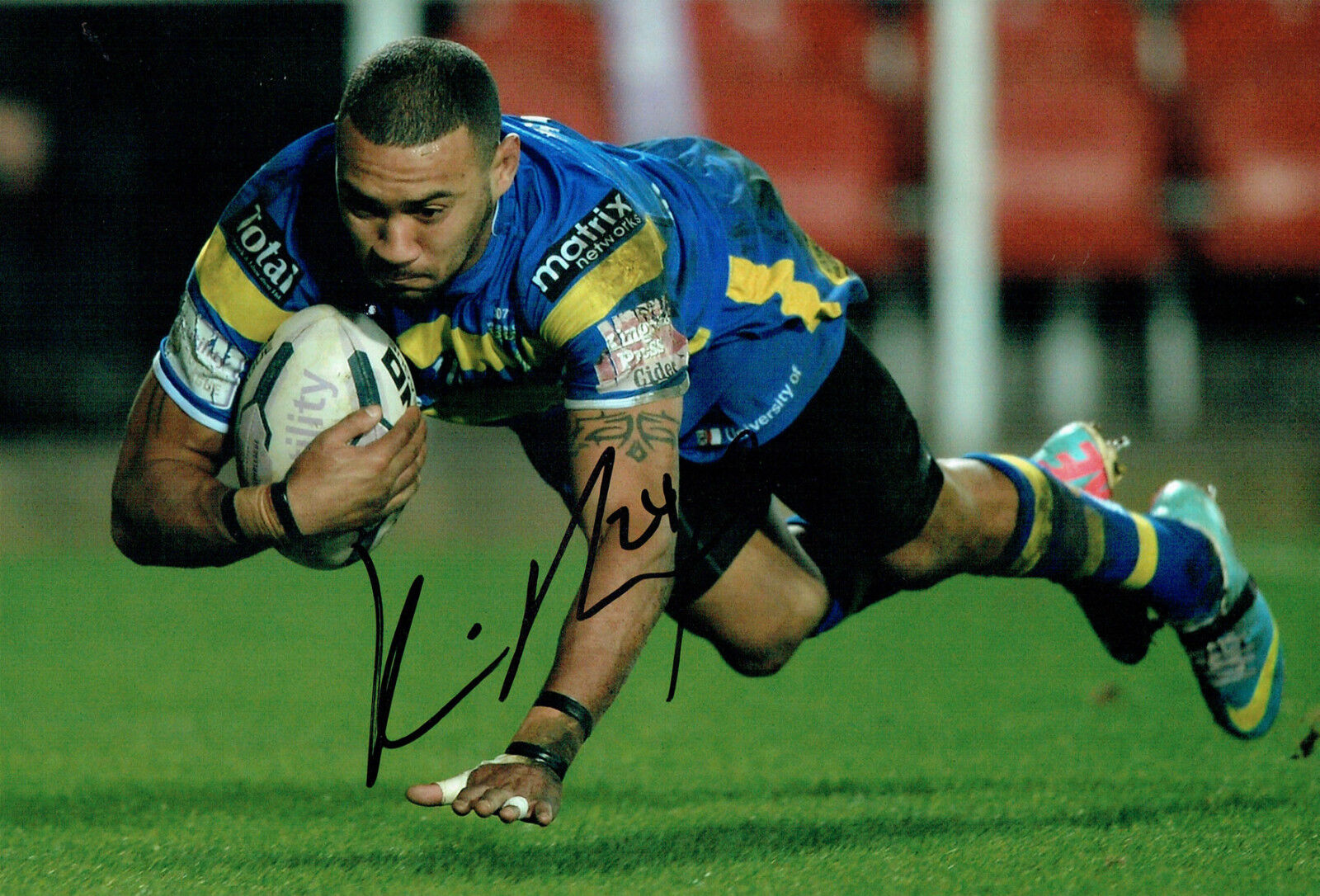 Kevin PENNY Warrington Wolves Rugby League Signed Autograph 12x8 Photo Poster painting AFTAL COA