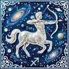 Framed Sagittarius - Pearls Painting Kit DIY Diamond Painting Pearl Dot Crafts 25*25CM
