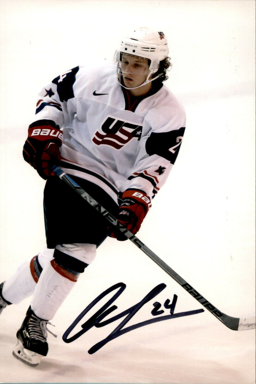 Anthony Louis SIGNED 4x6 Photo Poster painting CHICAGO BLACKHAWKS / TEAM USA #2