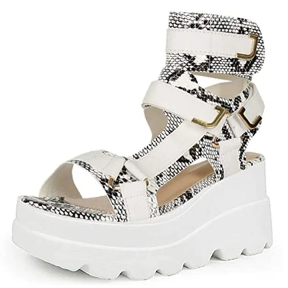 Brand New For Dropship Large Size 43 2021 On Sale In Stock Wedges High Heels Cool Summer Platform Sandals Women Casual Shoes