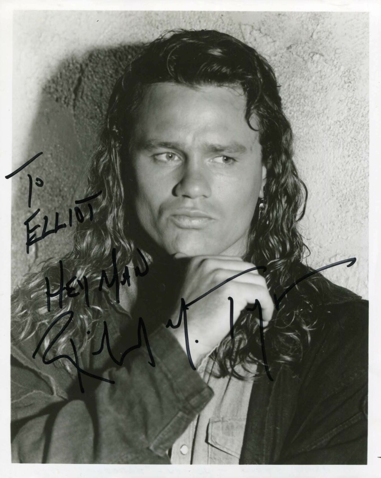 ACTOR Richard Tyson autograph, signed Photo Poster painting