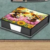 Leather Animals Diamond Painting Notecard Box Flowers Gem Art Sticky Note Holder