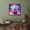 Diamond Painting -DIY Full Square Drill Heart Mouse(35x35cm)