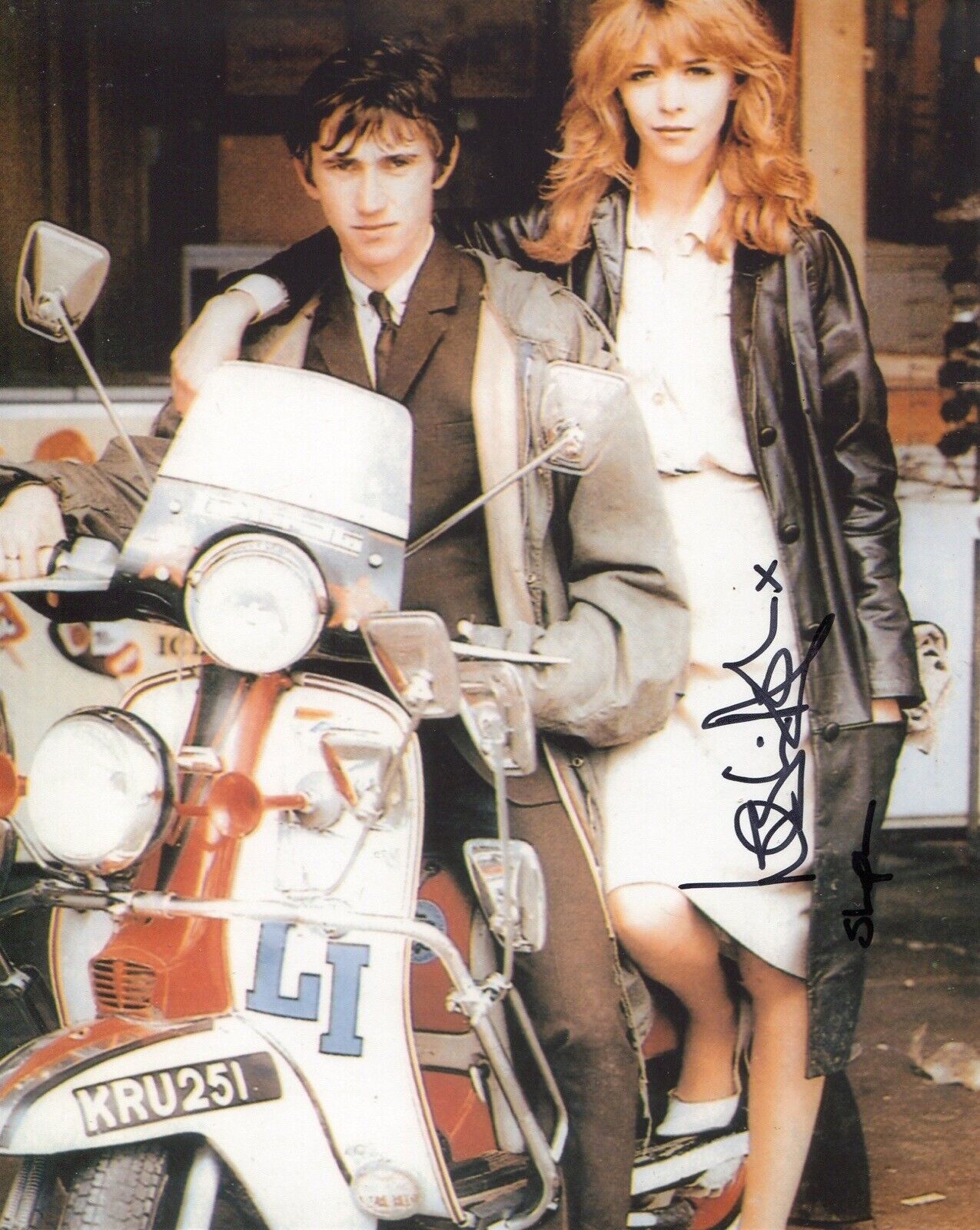 Quadrophenia 8x10 movie Photo Poster painting signed by Leslie Ash IMAGE No4