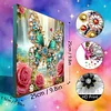 (Pre-Framed)Butterfly-Special Shape Diamond Painting Kit(25x25cm)