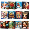 12Pcs DIY Diamond Painting Greeting Card with Envelopes&Tools Diamond Painting Greeting Card Set Multi Purpose Creative Birthday & Thanksgiving Card Kit