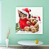 Diamond Painting -DIY Full Round Drill Christmas Cat Bear