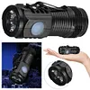Mini LED Flashlight USB C Rechargeable Hat Clip Light for Camping Emergency
