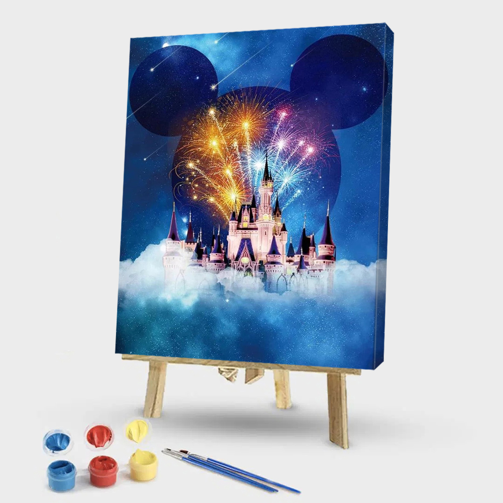 

40*50CM - Paint By Numbers - Cartoon Castle, 501 Original