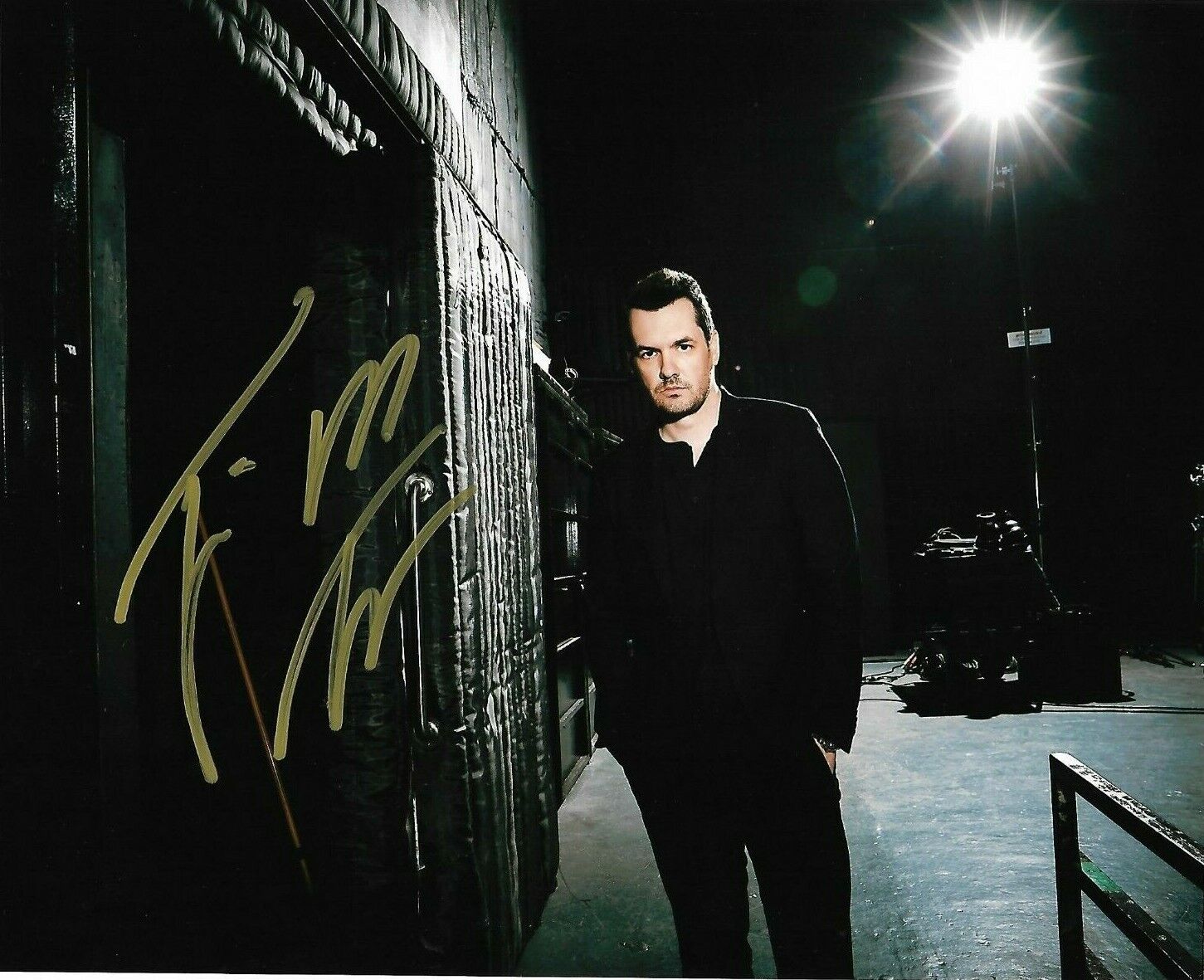 Comedian JIM JEFFRIES Signed 8x10 Photo Poster painting